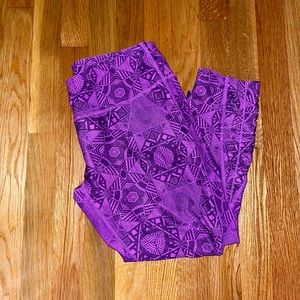 CROPPED PRINTED LEGGINGS